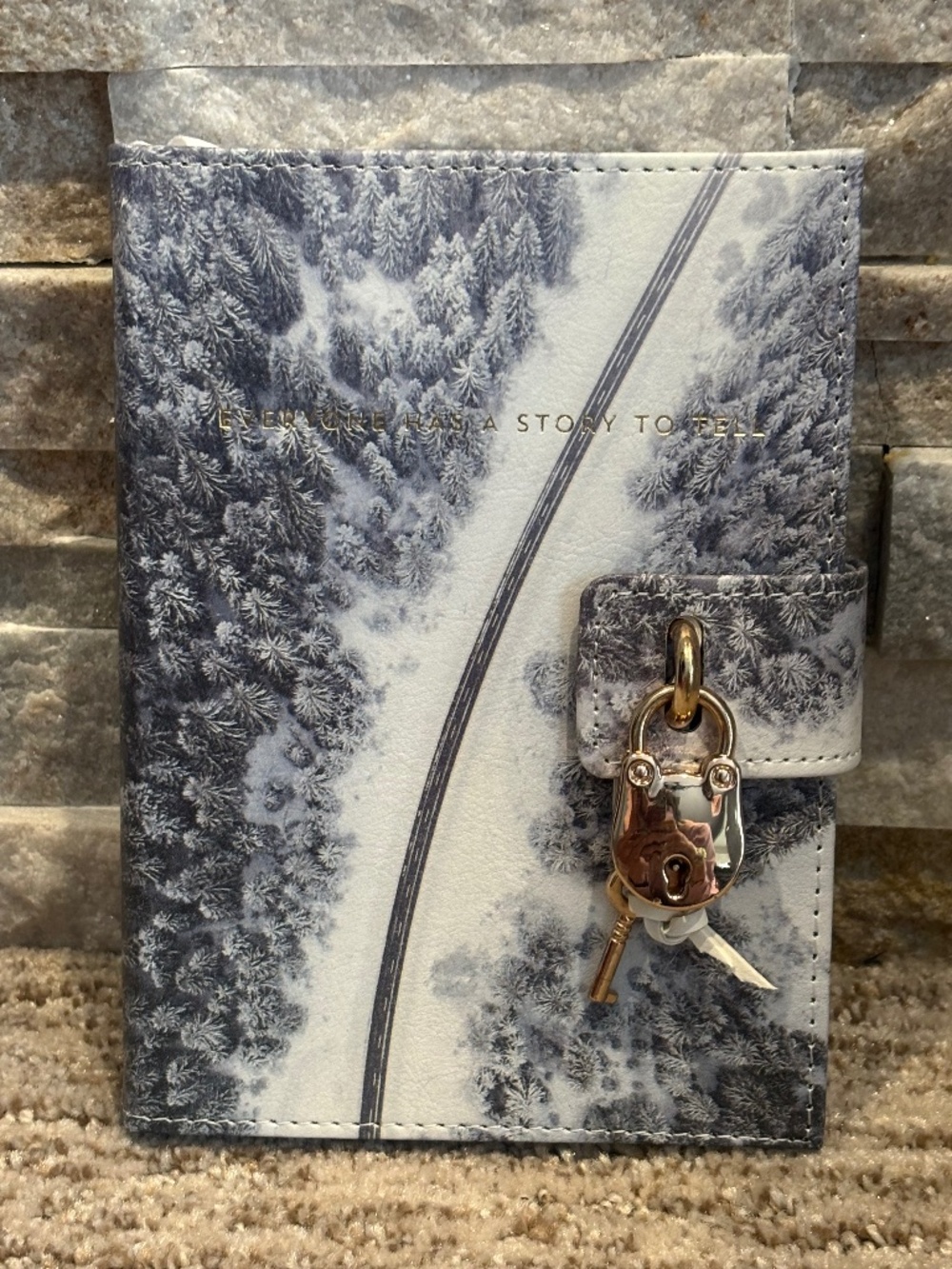 Indigo “Everyone Has A Story To Tell” Locked Diary/Journal